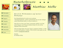 Tablet Screenshot of praxis-molke.de